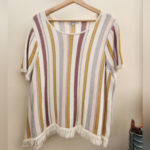 Madewell Blakley Stripe Sweater Tee